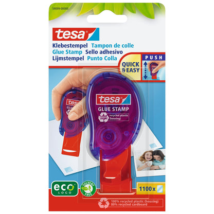 tesa Klebestempel ecoLogo, transparent