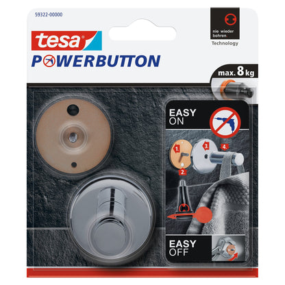 tesa Powerbutton Universal Large Design-Wandhaken