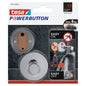 tesa Powerbutton Haken Premium chrom