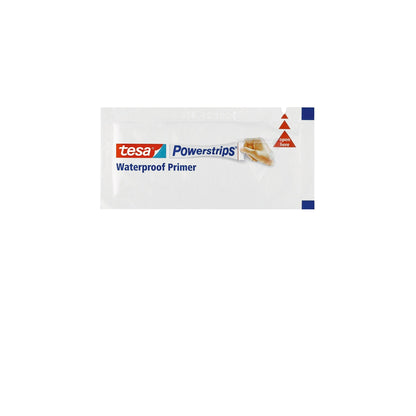 tesa Powerstrips Haken Waterproof L Metall Eckig, weiß