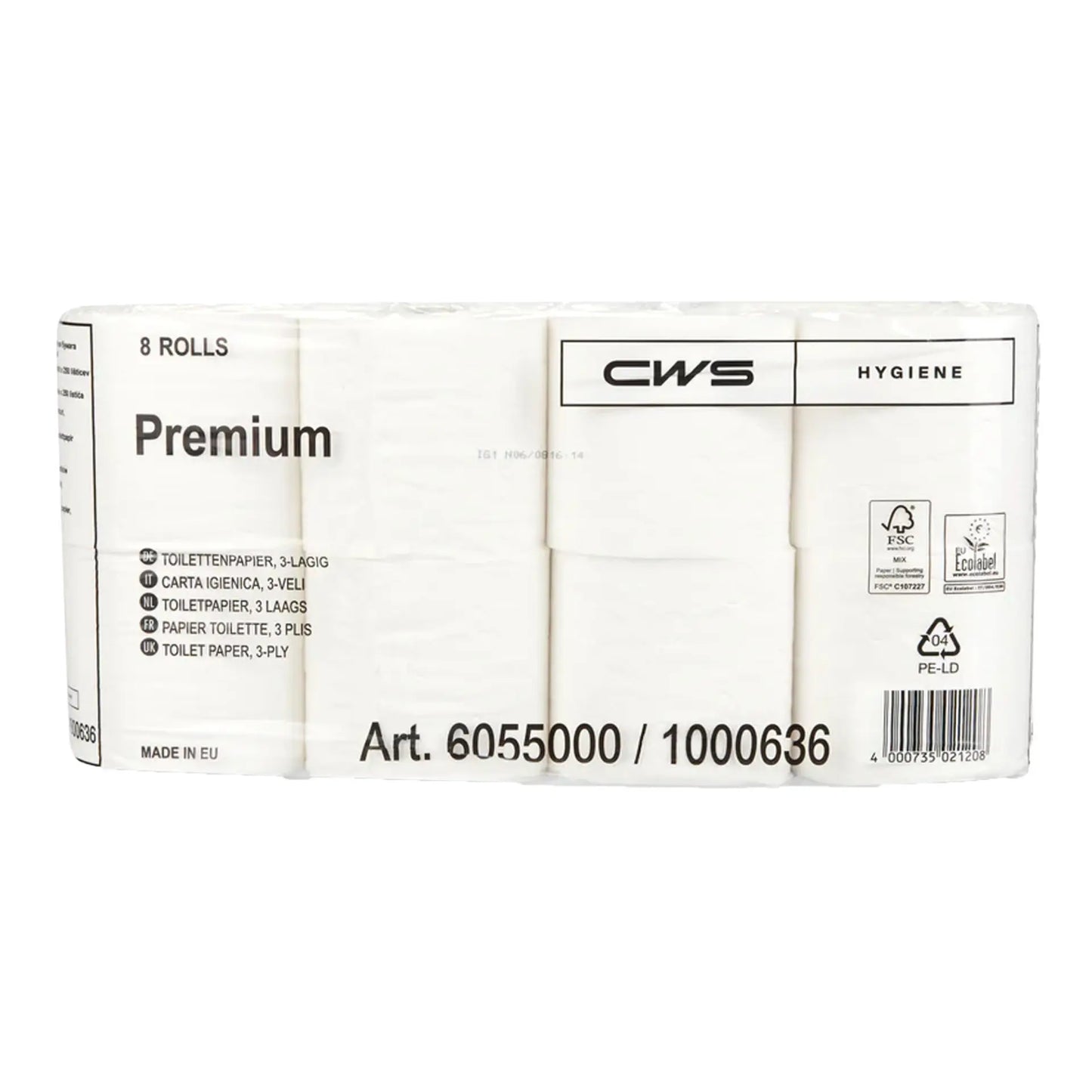 Hârtie igienică CWS Supersoft | Cutie (64 role)