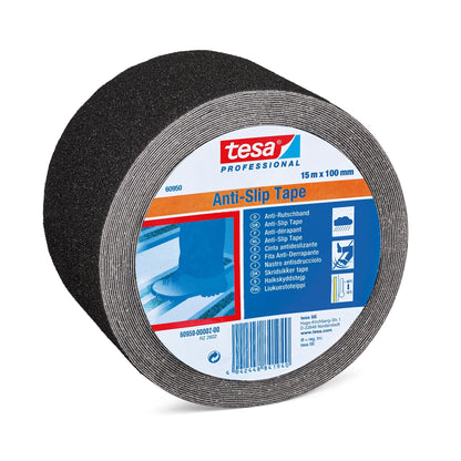 tesa Professional 60950 / 60952 Anti-Rutschband schwarz, 15 m x 100 mm