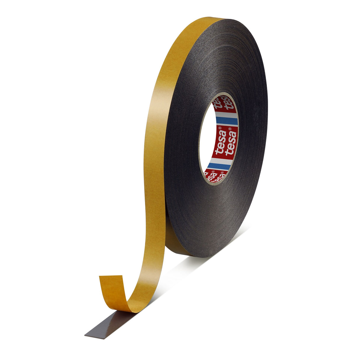 tesafix 62932 PE-Schaumklebeband, 50 m x 19 mm, schwarz