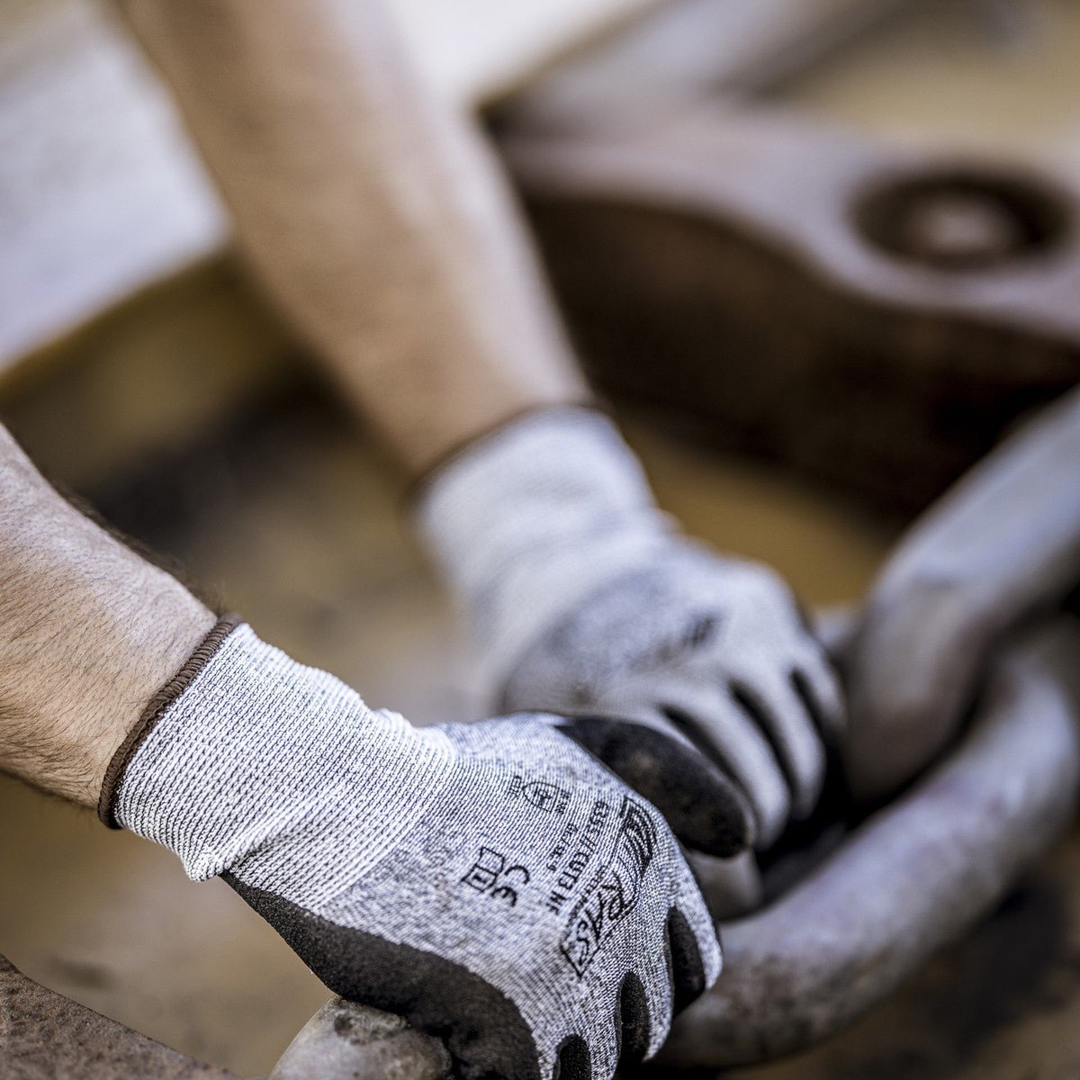 NITRAS CUT C NF, mănuși de protecție împotriva tăieturii, gri/negru