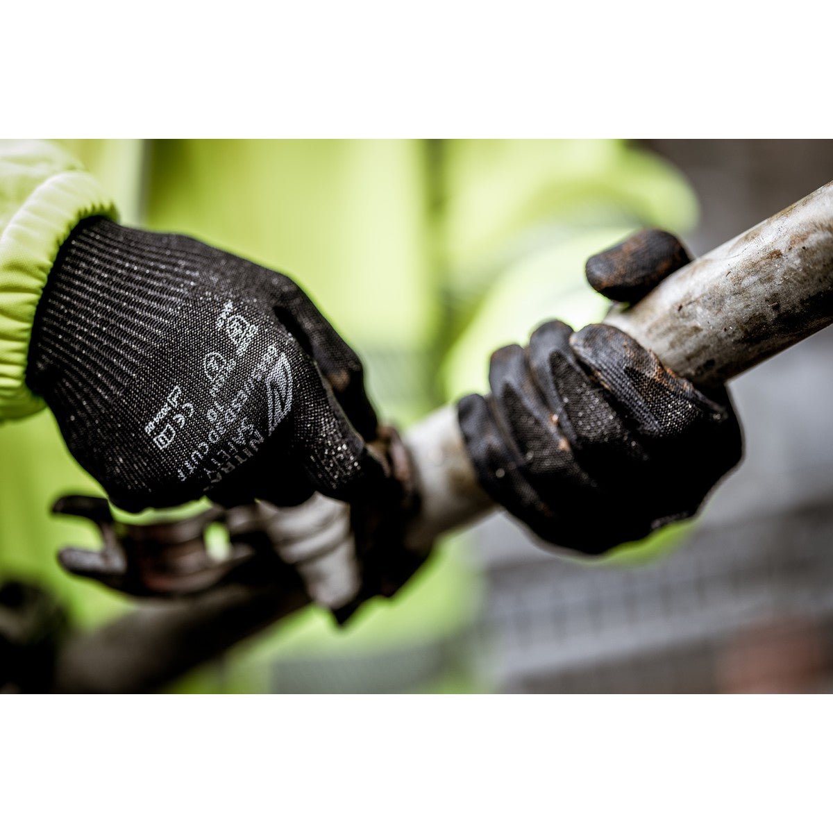 NITRAS ESD 3D CUT F, mănuși de protecție împotriva tăieturii, negre
