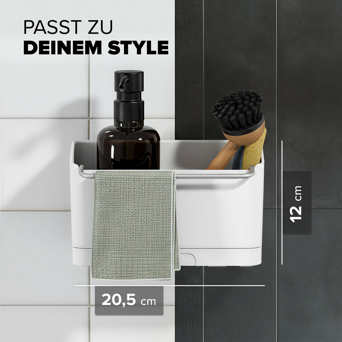 tesa Küchenzubehör Spülbecken Organizer Set – Produktmerkmale