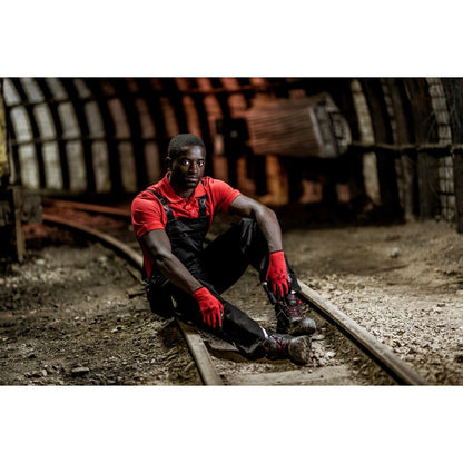 NITRAS MOTION TEX PLUS, salopete, negru