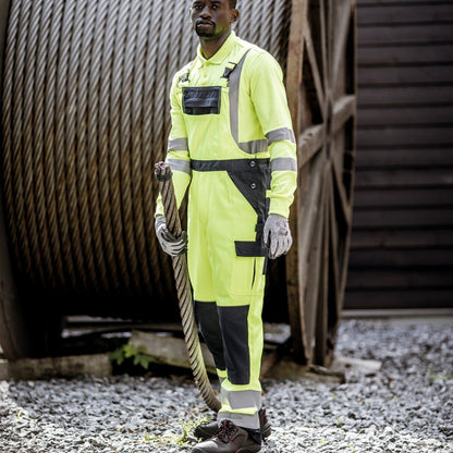 NITRAS MOTION TEX VIZ, salopete de mare vizibilitate