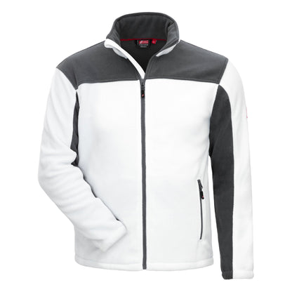 NITRAS MOTION TEX PLUS, jachetă fleece, alb/gri