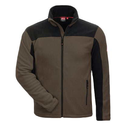 NITRAS MOTION TEX PLUS, jachetă fleece, maro/negru