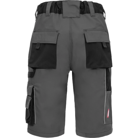 Diese kurze Outdoorhose NITRAS MOTION TEX KIDS der AS Arbeitsschutz GmbH mit ergonomischem Design, mehreren schwarzen Taschen und einem bequemen schwarzen Bund bietet einen höheren Tragekomfort. Sie besteht aus atmungsaktivem Material für Kinder und bietet praktische Aufbewahrungsmöglichkeiten an den Seiten und hinten. Damit ist sie die ideale wasserdichte Kinder-Outdoorhose für jedes Abenteuer.