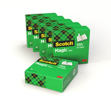 Bandă invizibilă Scotch® Magic™, 6 role, 19 mm x 33 m | Pachet (6 role)