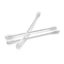 MaiMed -Tip Classic ECO (cap mic) tampoane de bumbac nonsterile, baton de carton, 200 buc/punga | Pachet (200 bucăți)