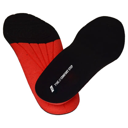 NITRAS COMFORT STEP, branțuri, negru/roșu