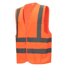 Vestă de înaltă vizibilitate NITRAS, portocaliu neon, EN ISO 13688, EN ISO 20471 Poliester: 100% | Pachet (1 bucata)