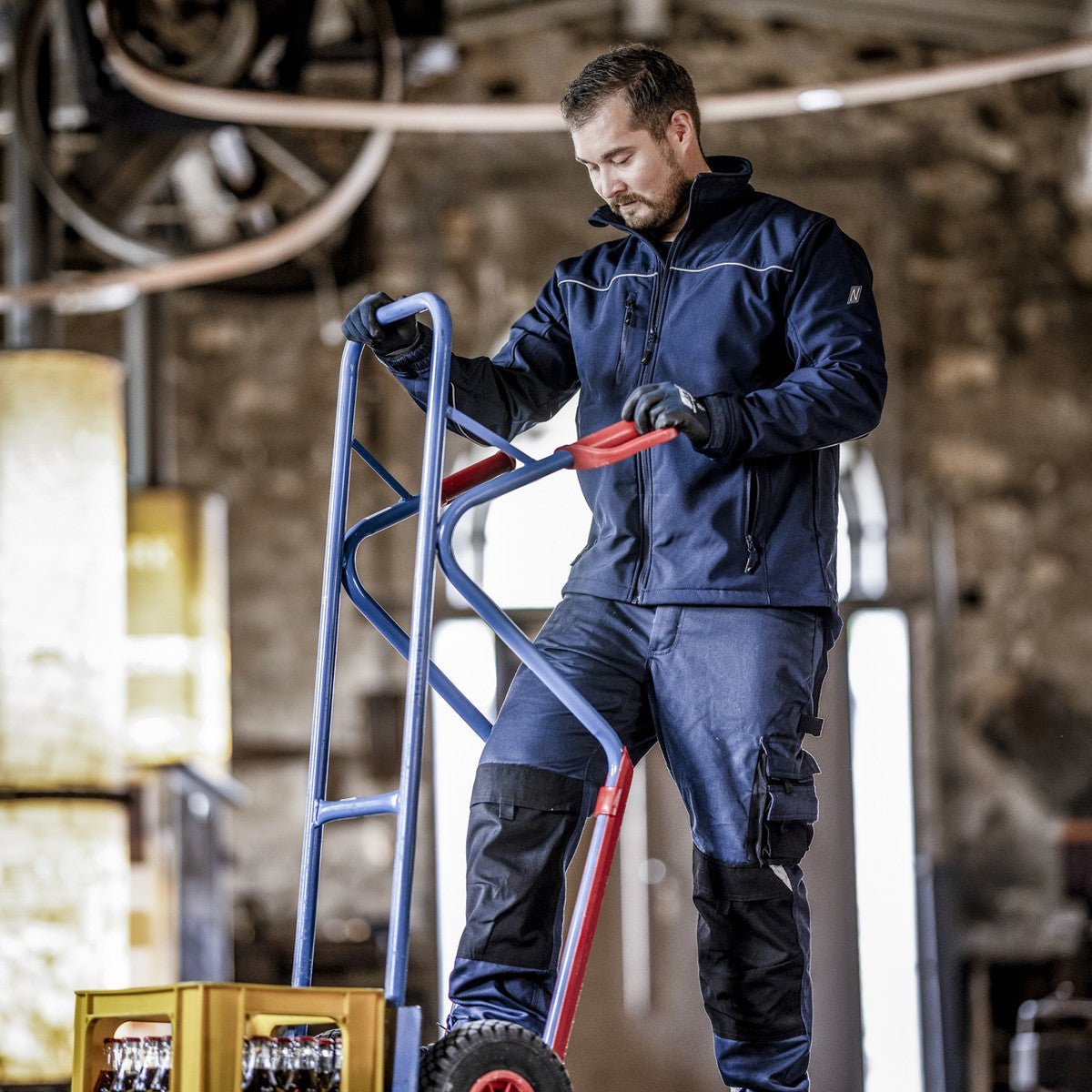NITRAS MOTION TEX LIGHT, jachetă softshell, bleumarin