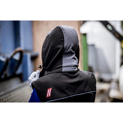 Glugă detașabilă NITRAS, gri/negru, poliester OEKO-TEX: 94%; Elastan: 6% | Pachet (1 bucata)