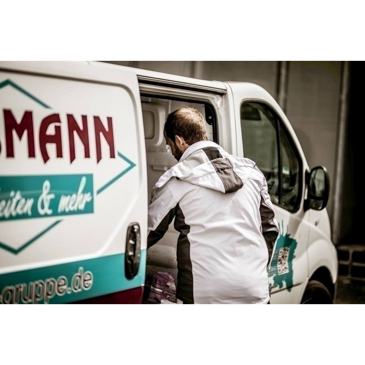 Glugă detașabilă NITRAS, alb/gri, poliester OEKO-TEX: 94%; Elastan: 6% | Pachet (1 bucata)