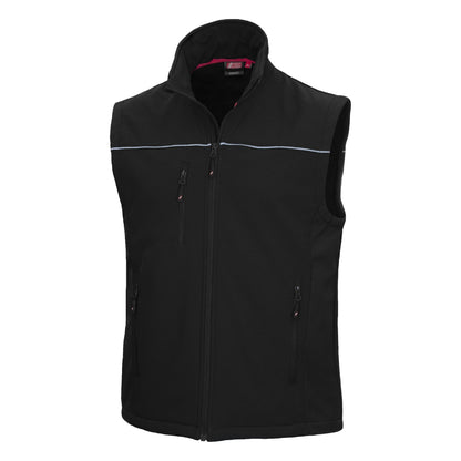 NITRAS MOTION TEX LIGHT, vestă softshell, neagră