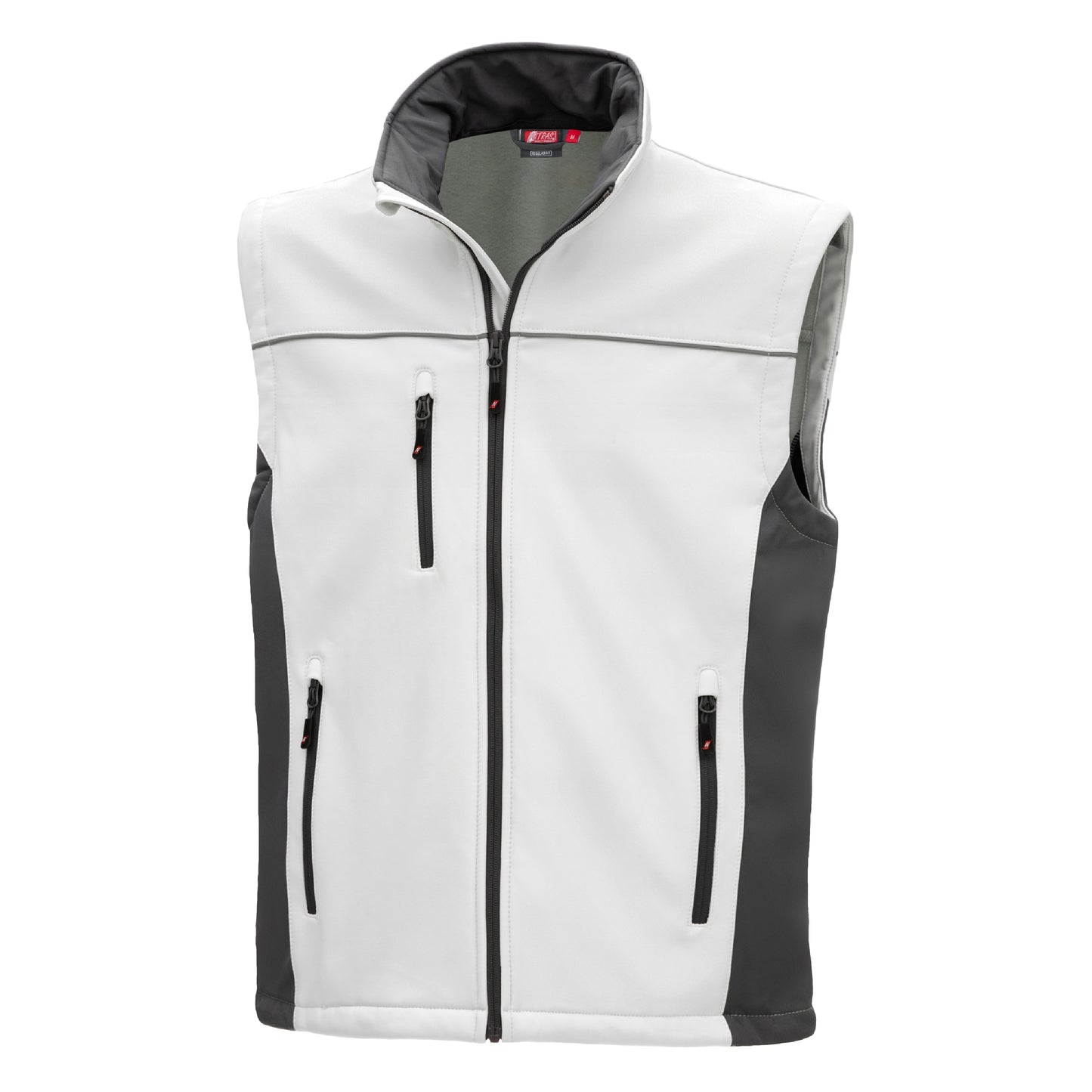 NITRAS MOTION TEX LIGHT, vestă softshell, alb/gri
