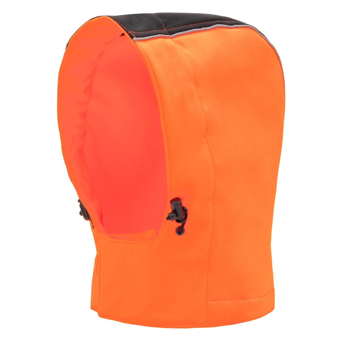 Glugă detașabilă NITRAS, portocaliu neon / negru, poliester OEKO-TEX: 100% | Pachet (1 bucata)