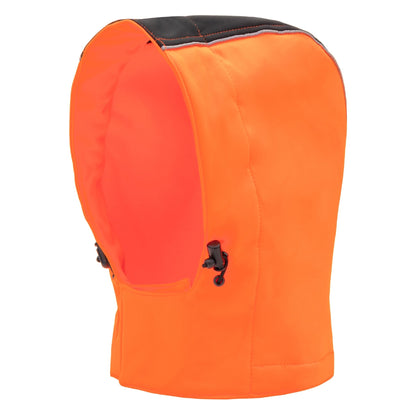Glugă detașabilă NITRAS, portocaliu neon / negru, poliester OEKO-TEX: 100% | Pachet (1 bucata)