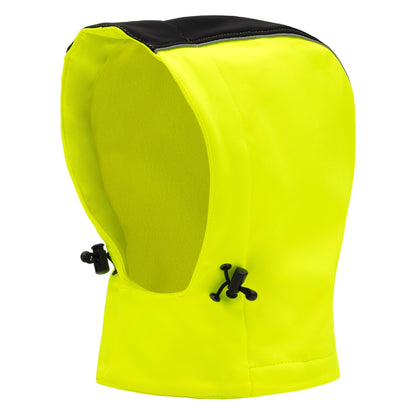 Glugă detașabilă NITRAS, galben neon / negru, poliester OEKO-TEX: 100% | Pachet (1 bucata)