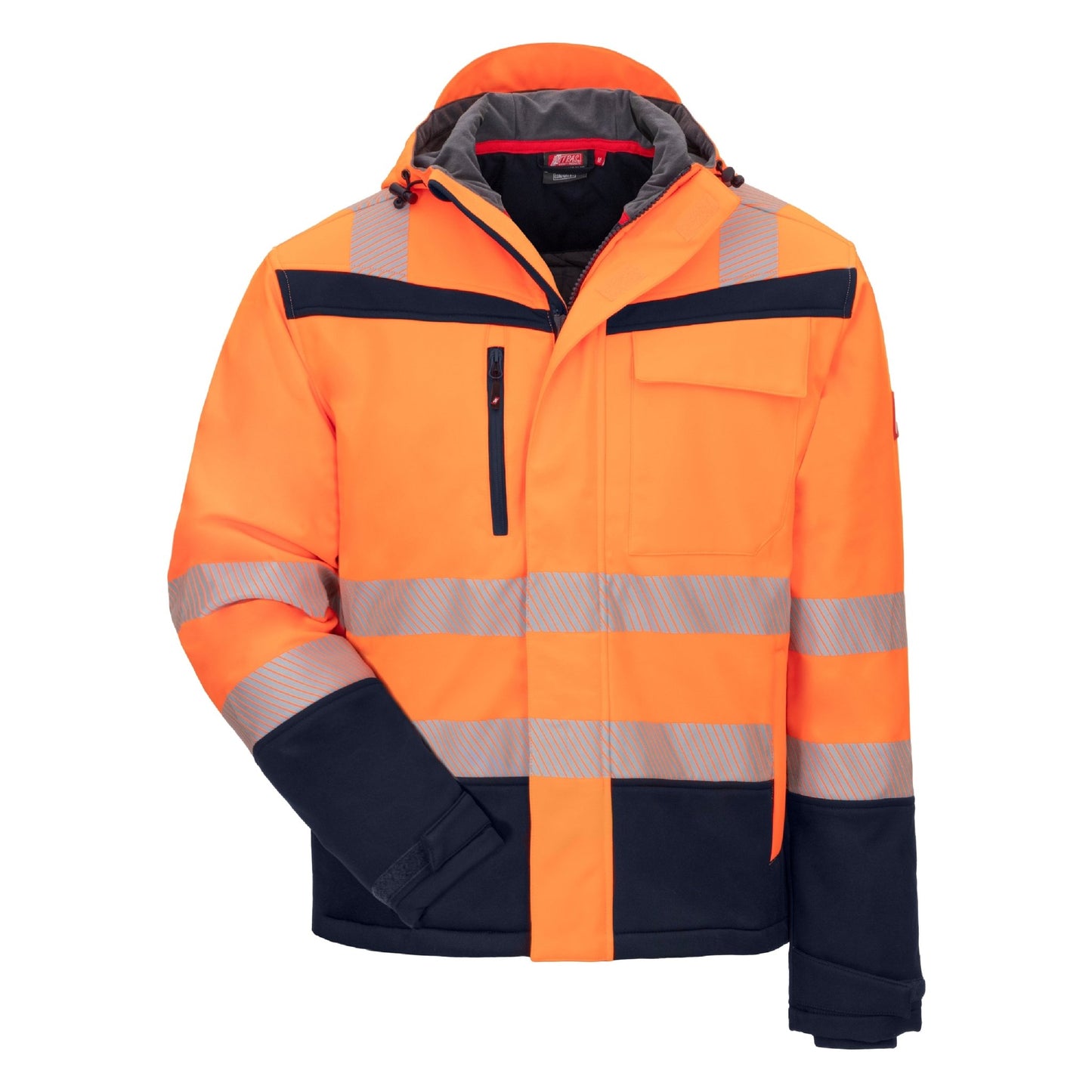 NITRAS MOTION TEX VIZ PLUS, jachetă softshell de înaltă vizibilitate de iarnă