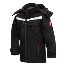 NITRAS MOTION TEX KIDS, jachetă softshell, neagră
