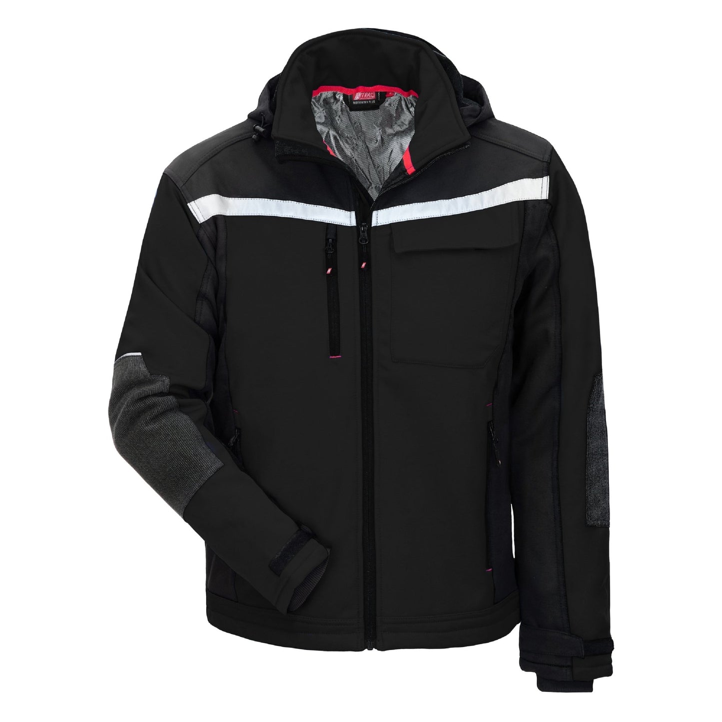 NITRAS MOTION TEX PLUS, jachetă softshell, neagră