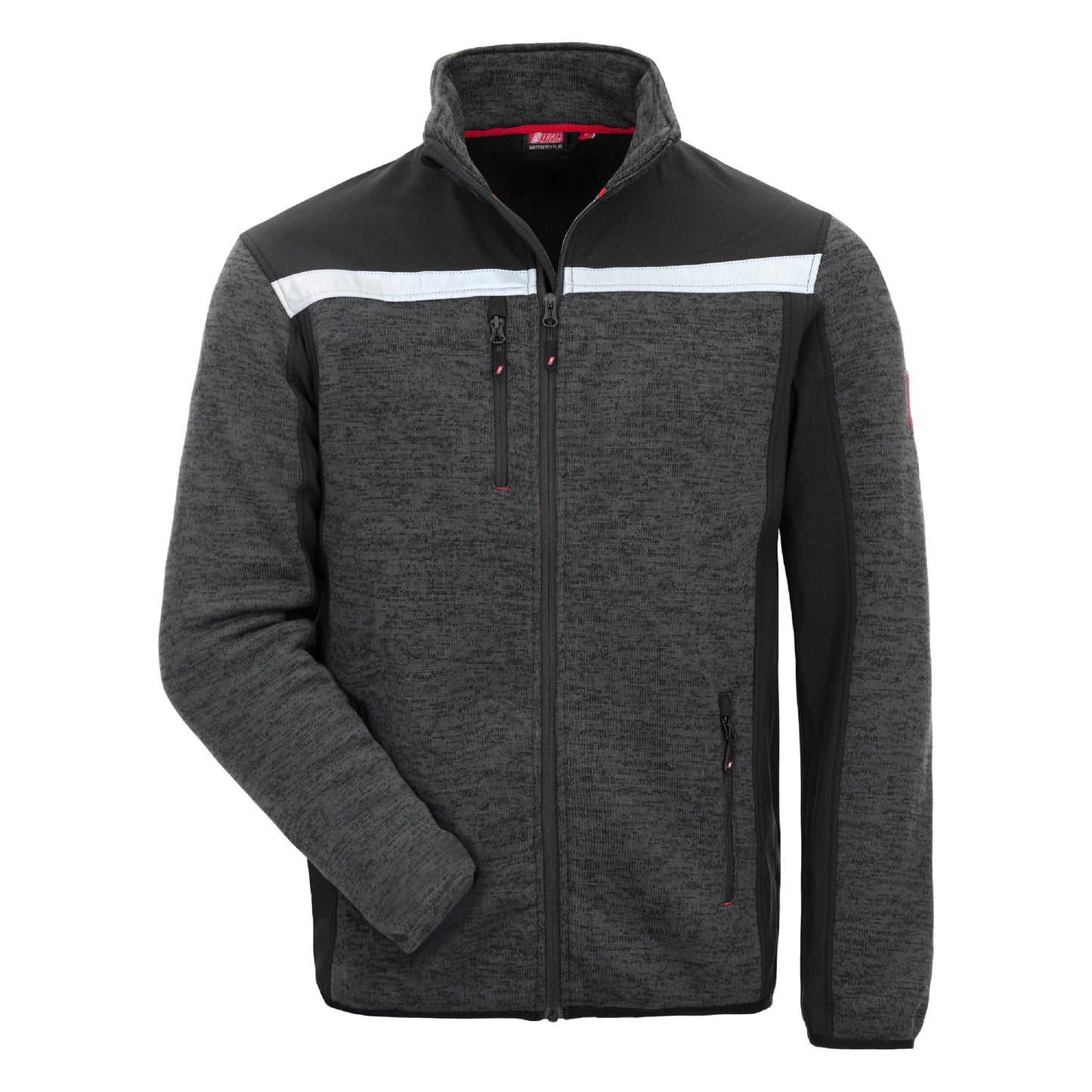 NITRAS MOTION TEX PLUS, jachetă softshell tricotată, neagră
