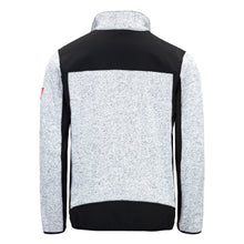 NITRAS MOTION TEX PLUS, jachetă softshell tricotată, gri deschis/negru