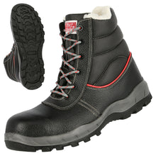 Ghete de iarnă de siguranță NITRAS STEP MID+ MF W, S3 CI, înălțime mijlocie, negre
