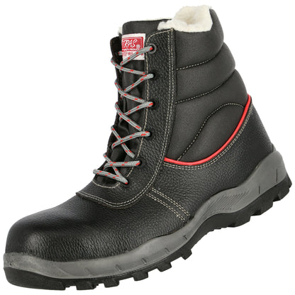 Ghete de iarnă de siguranță NITRAS STEP MID+ MF W, S3 CI, înălțime mijlocie, negre
