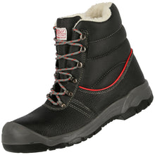 Ghete de iarnă de siguranță NITRAS STEP MID+ W, S3, înălțime mijlocie, negre