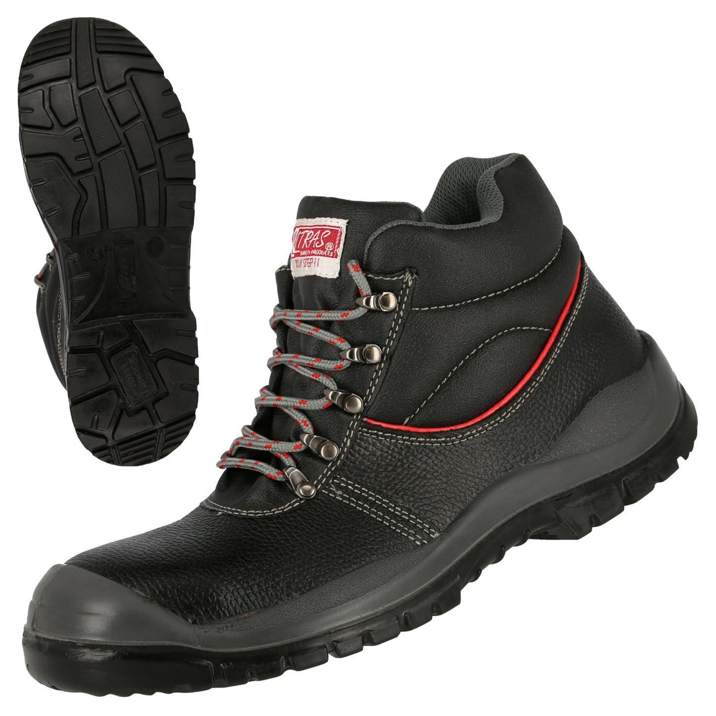 Ghete de siguranță NITRAS STEP MID, S3, înălțime mijlocie, negre