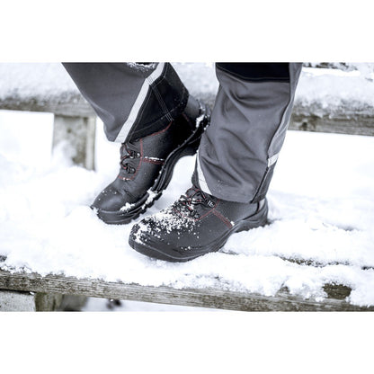 Ghete de iarnă de siguranță NITRAS BASIC STEP MID+ W, S3 CI, înălțime mijlocie, negre