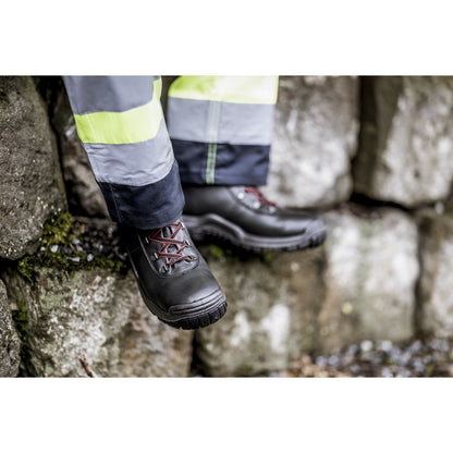 Ghete de siguranță NITRAS POWER STEP MID+, S3 CI HI HRO, înalte, negre