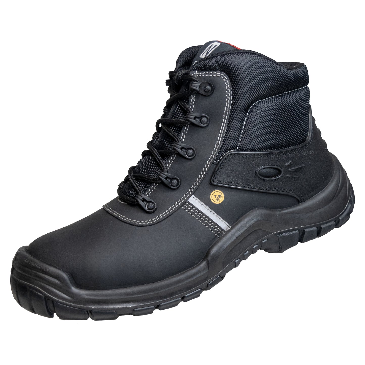 Ghete de siguranță NITRAS UTILITY STEP MID, S3L CI FO SR, negre