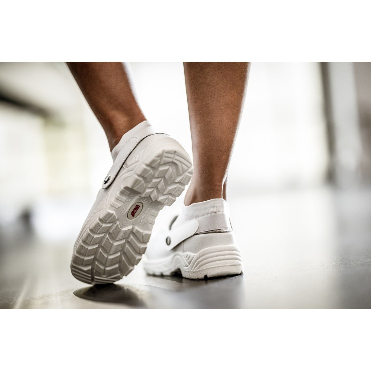 NITRAS CLEAN STEP CL, saboti de siguranta SB, alb