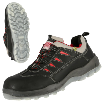 NITRAS SPORT STEP, pantofi de siguranță S3, negri