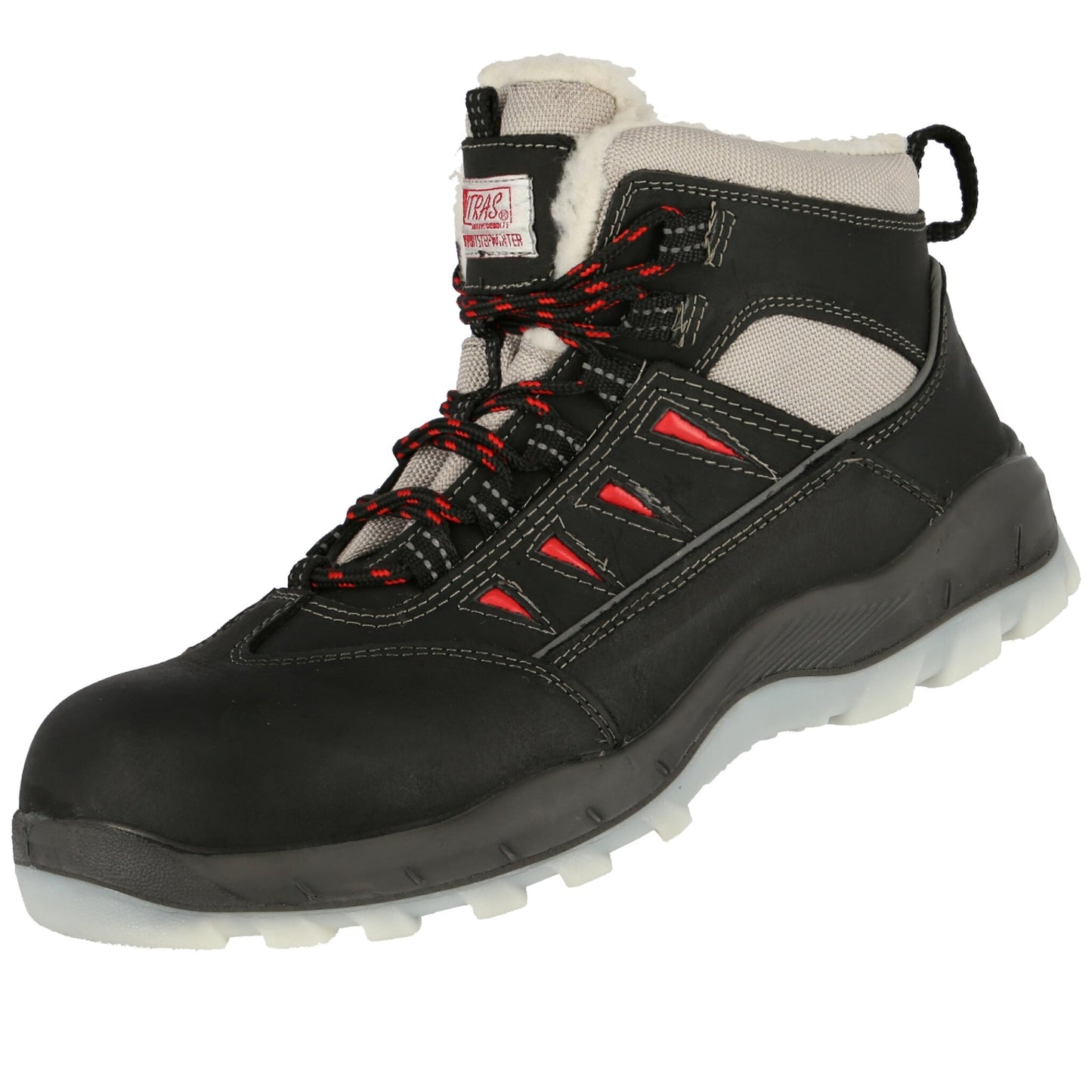 Ghete de iarnă de siguranță NITRAS SPORT STEP MID W, S3 CI, înălțime mijlocie, negre