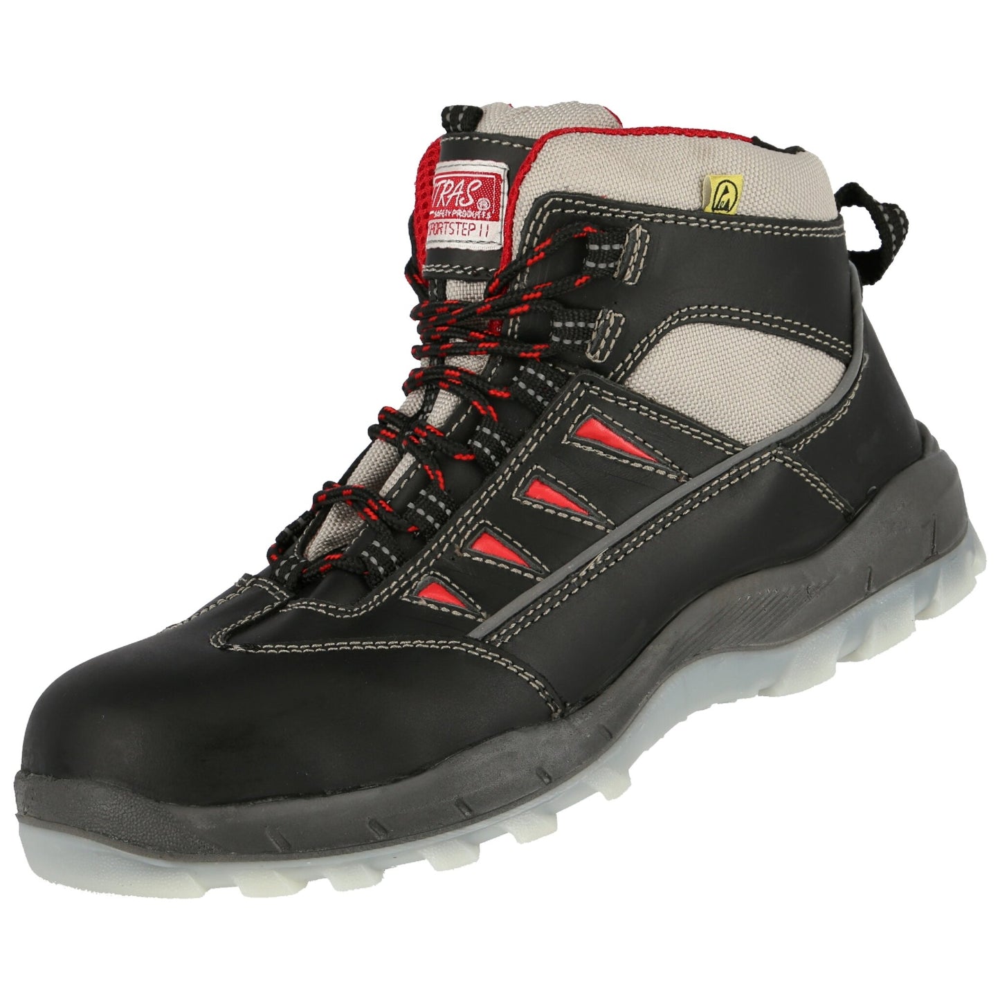 Ghete de siguranță NITRAS SPORT STEP MID, S3, înălțime mijlocie, negre
