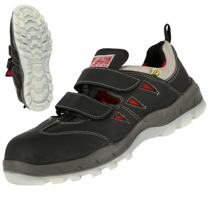 NITRAS SPORT STEP SA, Sandale de siguranta S1P, negre