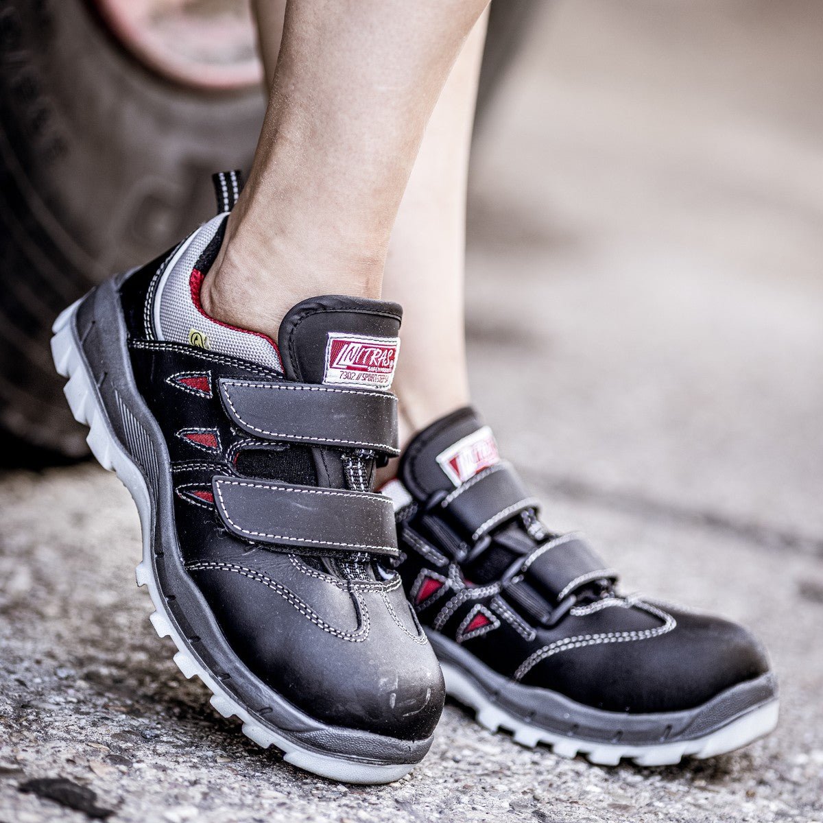 NITRAS SPORT STEP SA, Sandale de siguranta S1P, negre