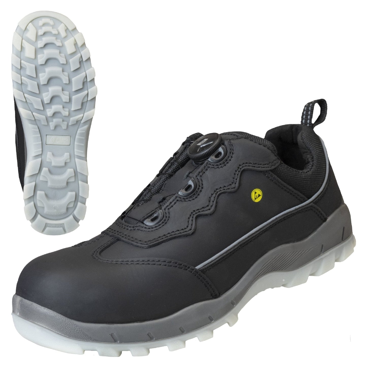 NITRAS SPORT STEP FIT, pantofi de siguranta jos, negri