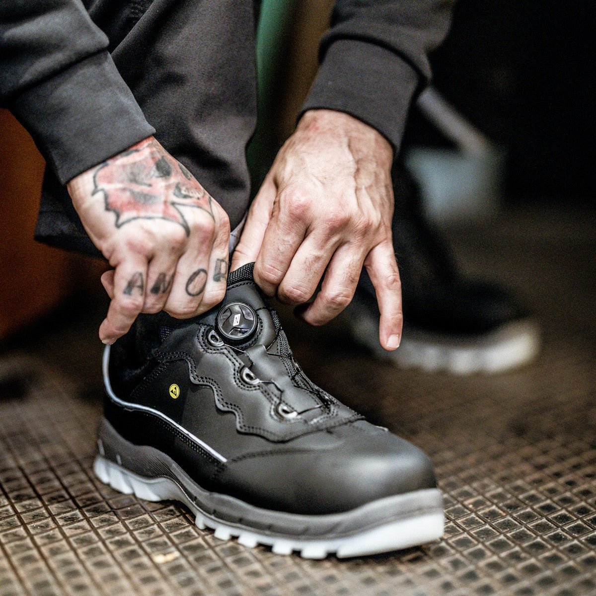NITRAS SPORT STEP FIT, pantofi de siguranta jos, negri