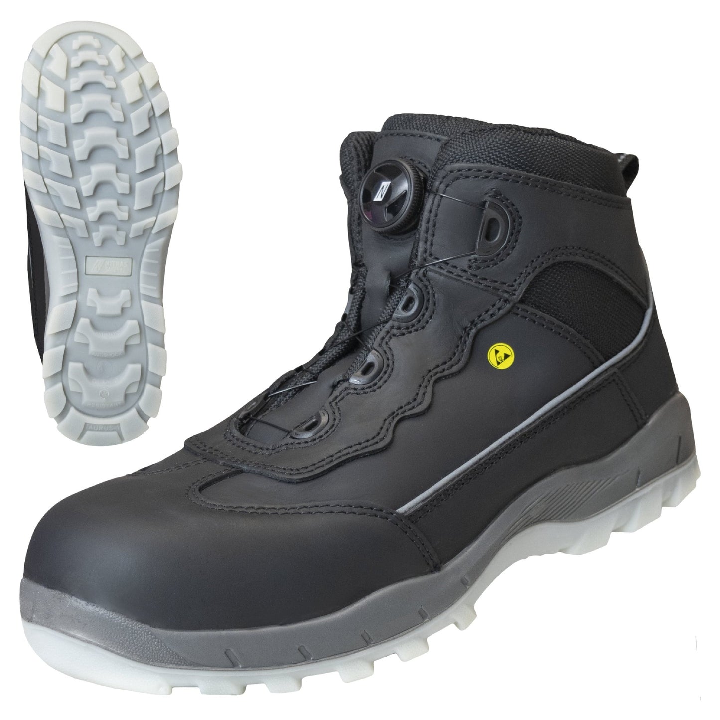 NITRAS SPORT STEP MID FIT, cizme de siguranță, înălțime mijlocie, negru