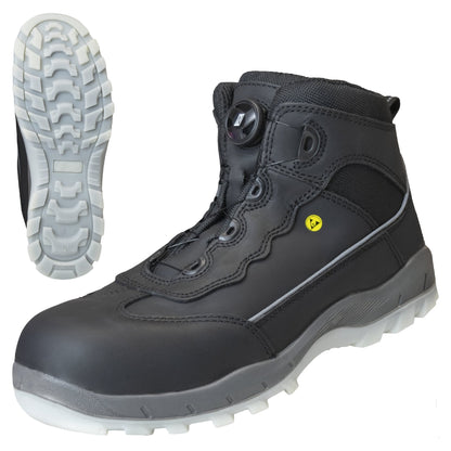 NITRAS SPORT STEP MID FIT, cizme de siguranță, înălțime mijlocie, negru