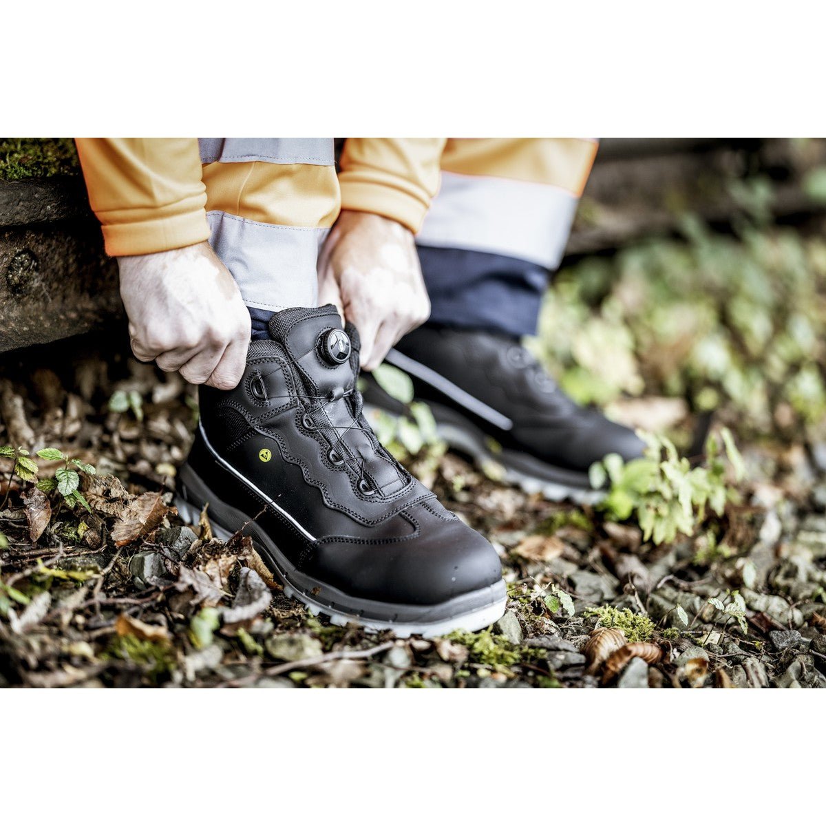 NITRAS SPORT STEP MID FIT, cizme de siguranță, înălțime mijlocie, negru